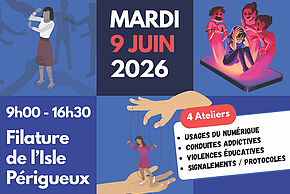 Affiche du colloque "Pratiques éthiques" - Agrandir l'image, fenêtre modale