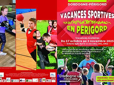 Affiche des vacances sportives 2025