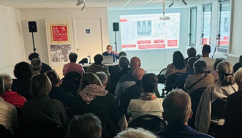 Conférence de Fabrice Grenard au CDMR de la Dordogne