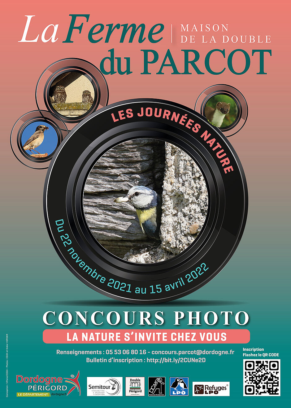 Affiche du concours photo du Parcot 2022