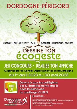Affiche « Dessine ton écogeste » - Agrandir l'image (fenêtre modale)