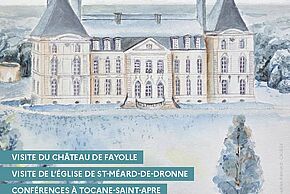Affiche 2026 représentant le Château de Fayolle - Agrandir l'image, fenêtre modale
